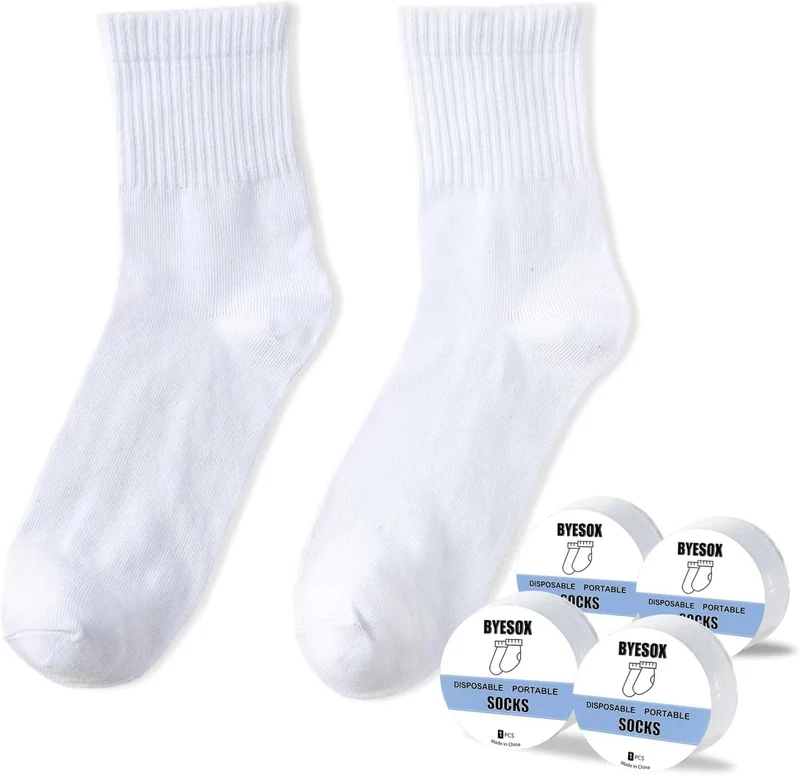 On-The-Go Compressed Comfort Travel Socks