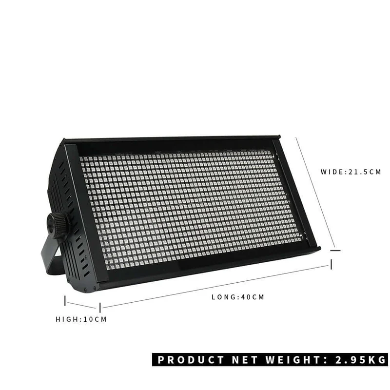 SHEHDS 200W RGB Strobe Light 8-Segment LED Stage Effect