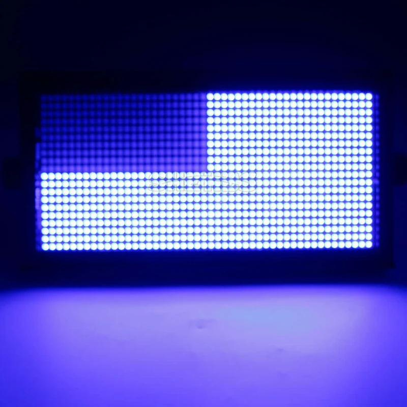 SHEHDS 200W RGB Strobe Light 8-Segment LED Stage Effect