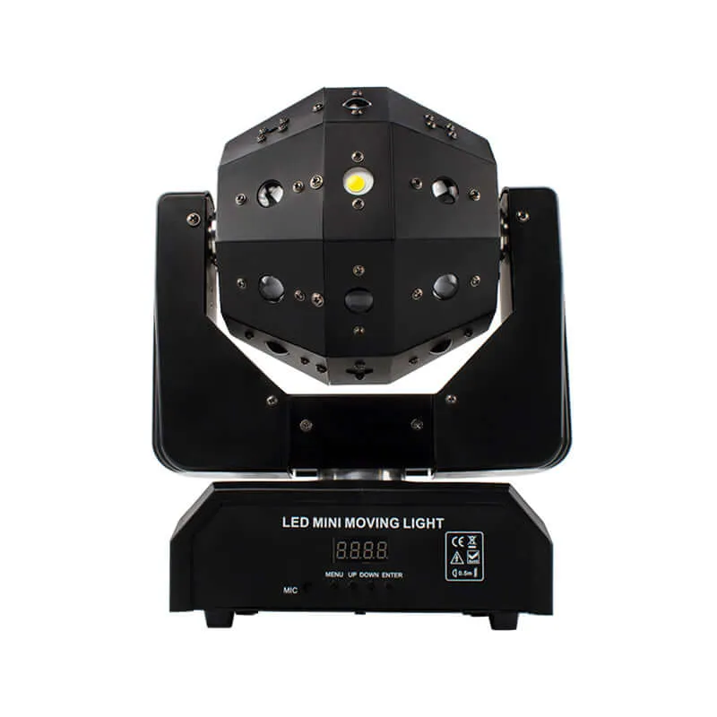 SHEHDS 16X3W LED Football Beam & Laser & Strobe 3in1 Moving head light With Red & Green Laser