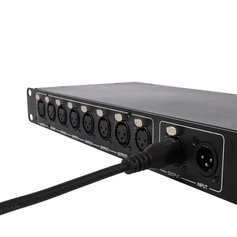 RDM Distributor 8-Way For DMX512 Stage Lighting
