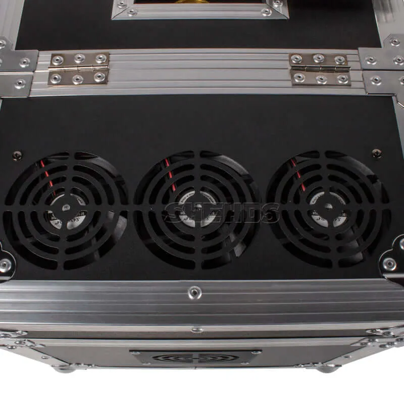 SHEHDS 660W Haze Machine with Flight Case Fogger Equipment DMX & Remote Control