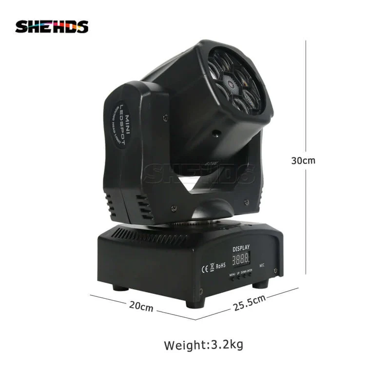 JMS WEBB 6x15W Laser & RGBW Beam Moving Head Light