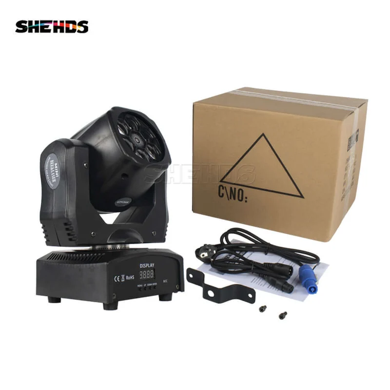 JMS WEBB 6x15W Laser & RGBW Beam Moving Head Light