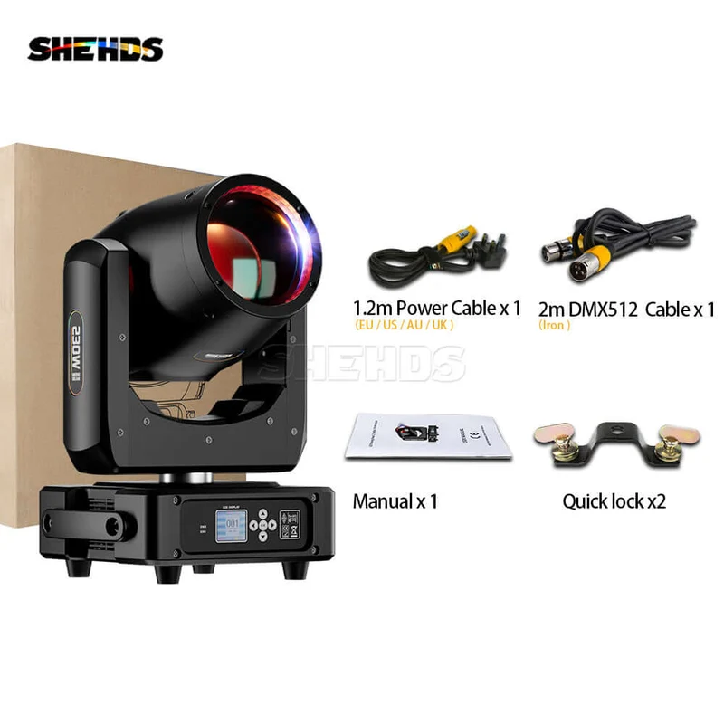 SHEHDS 230W 7R Beam Moving Light with High Brightness and Strong Penetration
