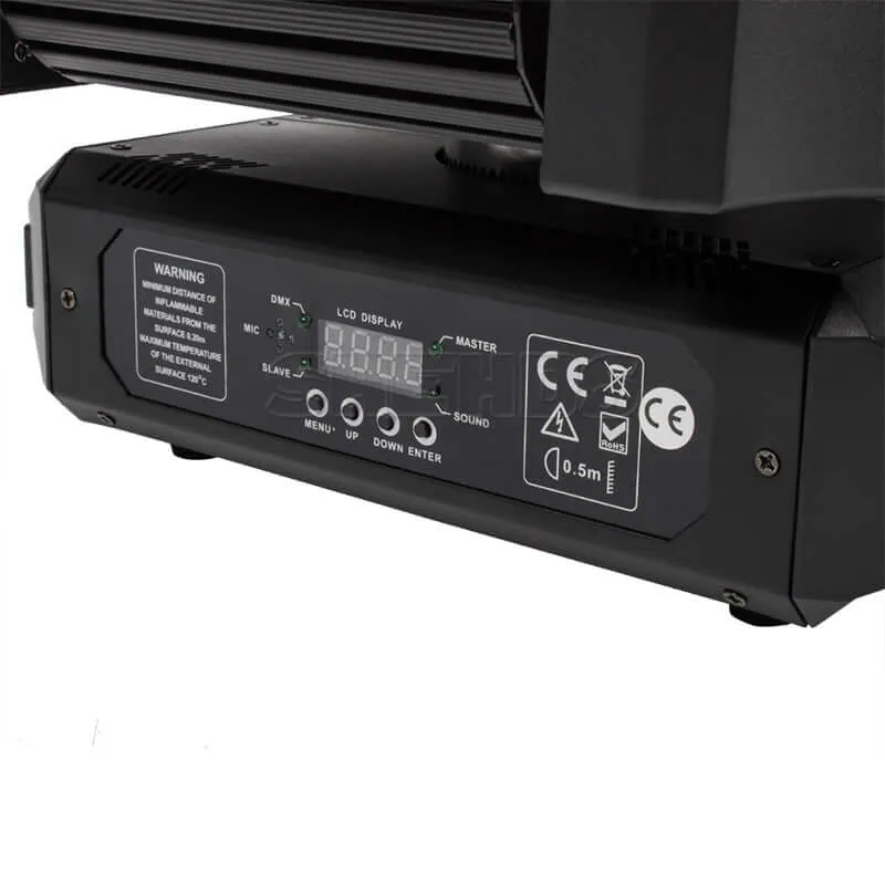 SHEHDS Mini LED Beam Spider 9x10W RGBW Moving Head Light