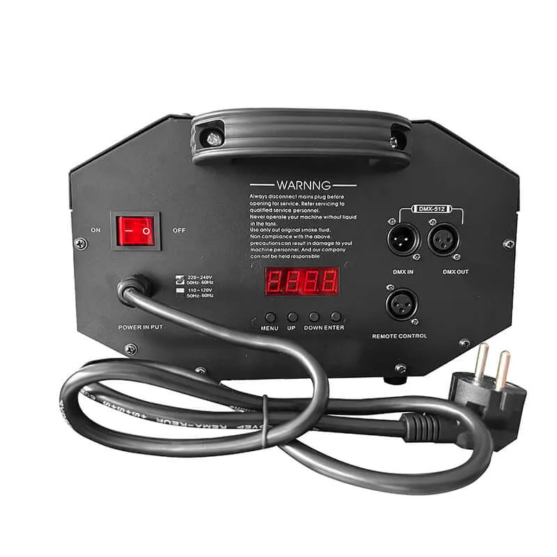SHEHDS 3000W Smoke & Fog Machine With Remote, Wire & DMX512 Control