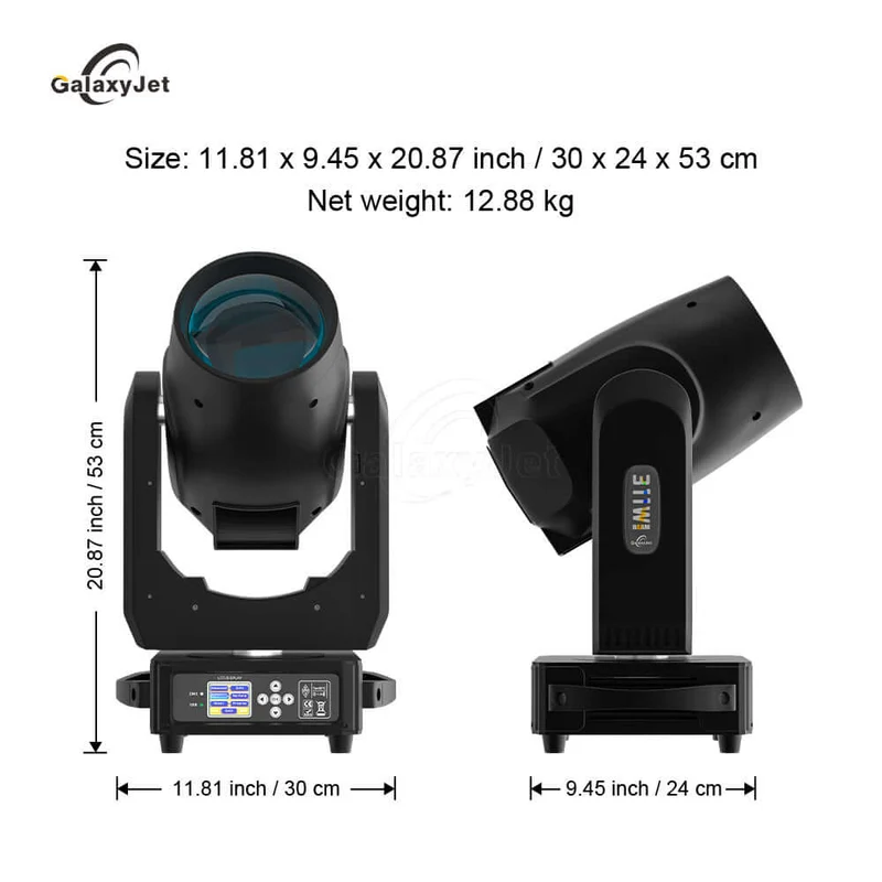 GalaxyJet 311W 14R Double Prisms Beam Moving Head Light