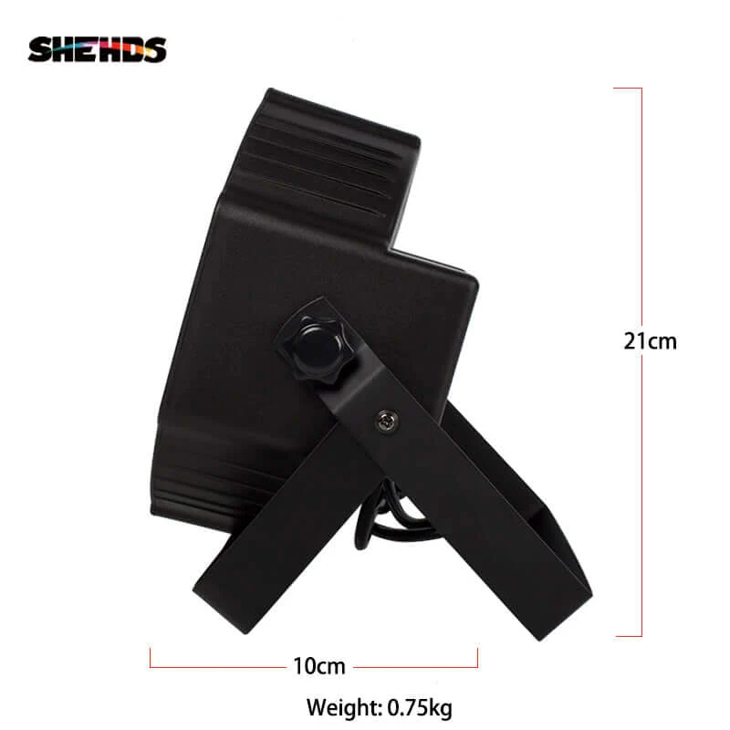 SHEHDS 7x12w RGBW LED Par Light for Church, Wedding
