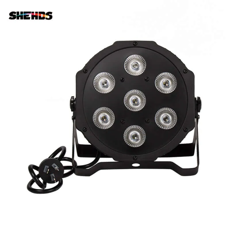 SHEHDS 7x12w RGBW LED Par Light for Church, Wedding