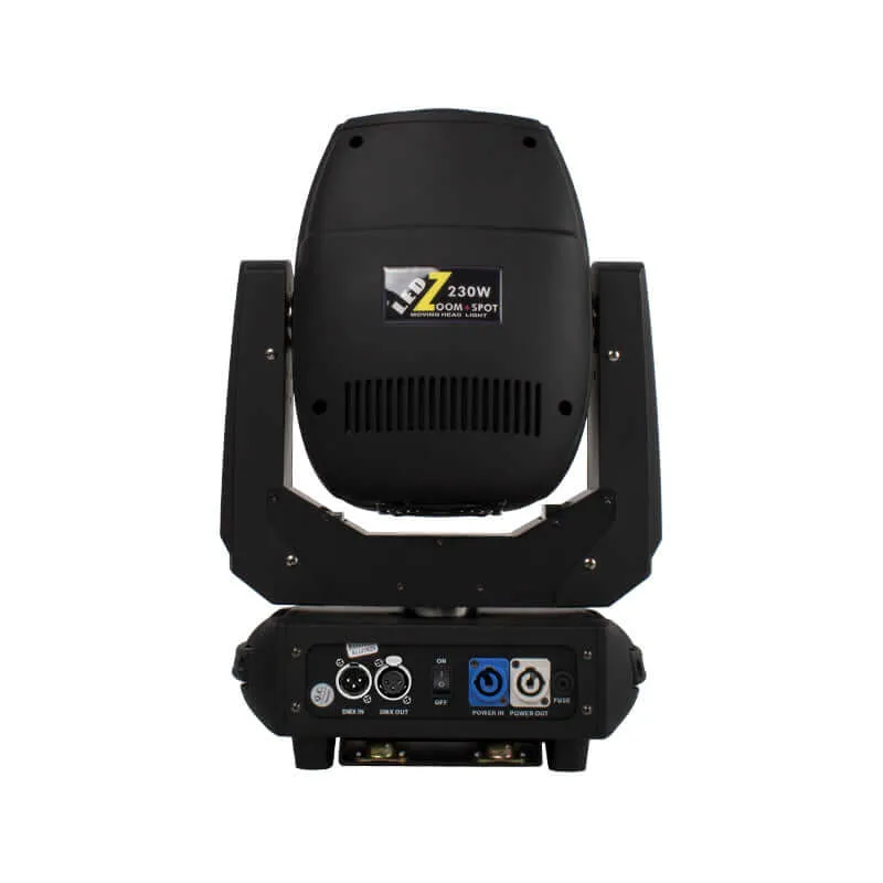 SHEHDS LED 230W Spot Zoom Moving Head Light with GOBO, Color Plate