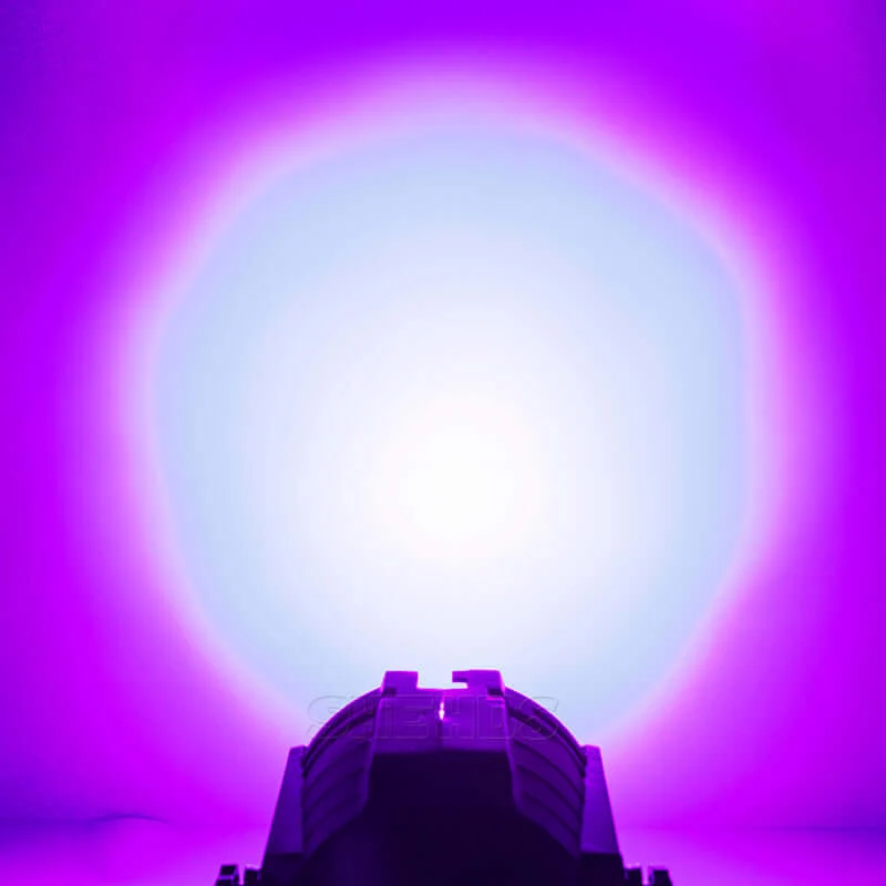 SHEHDS 7x18W Mini LED Par Light 6in1 RGBWA+UV Aluminum Alloy