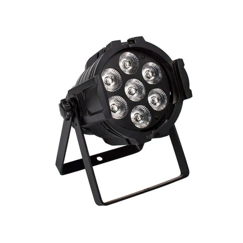 SHEHDS 7x18W Mini LED Par Light 6in1 RGBWA+UV Aluminum Alloy