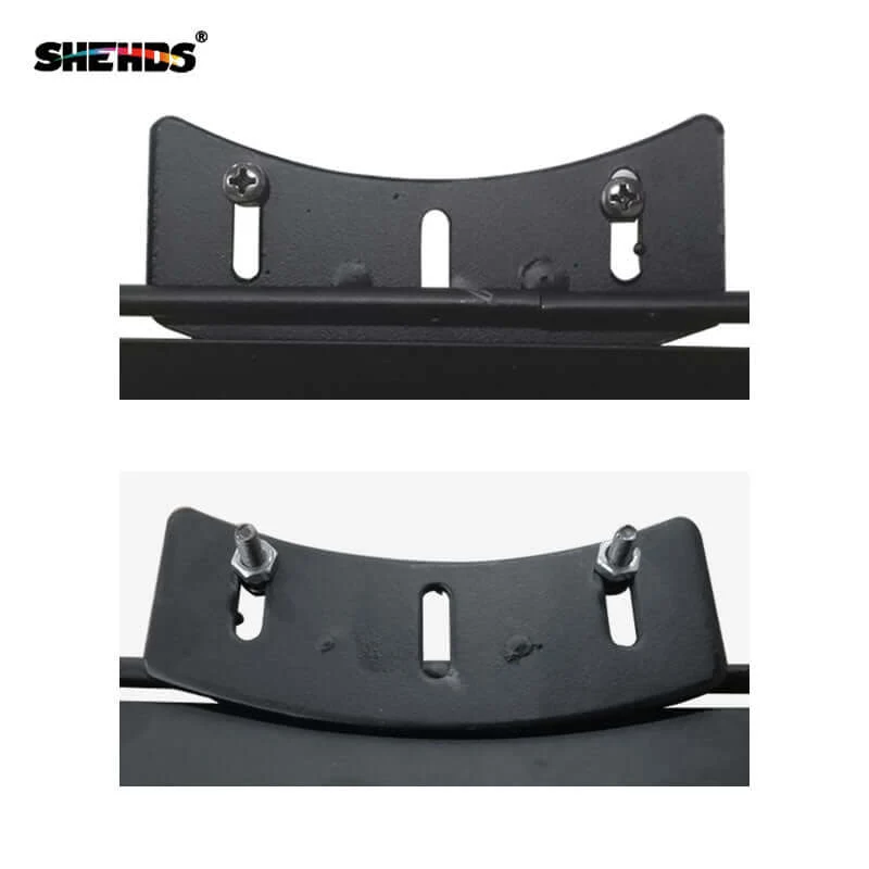 SHEHDS 2pcs Iron BarnDoors For LED COB Par Lights