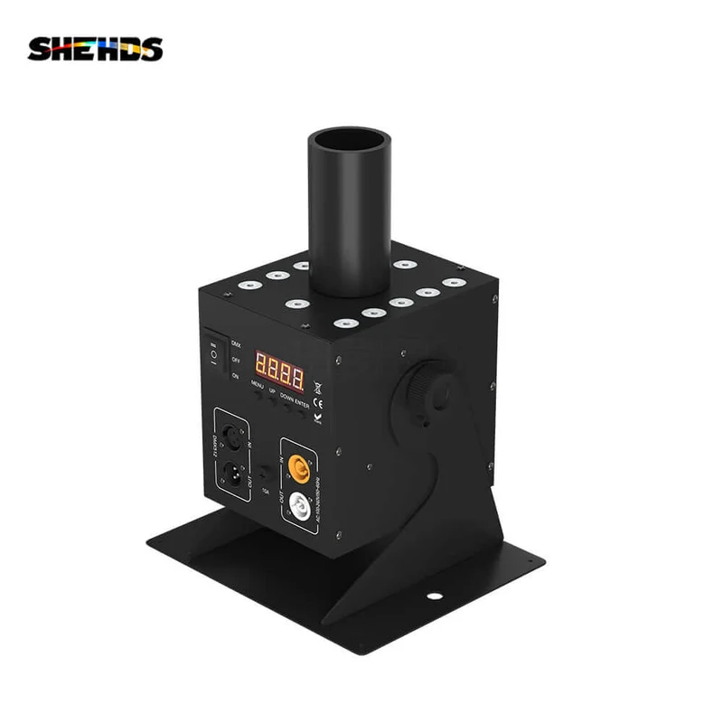 SHEHDS CO2 Jet Machine With 12x3W RGB 3in1 Light Effect – 90° Adjustable Angle