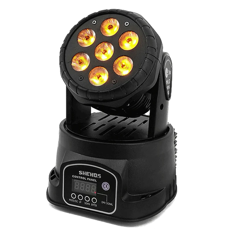 SHEHDS LED 7x12W / 7x18W Wash Moving Head Light