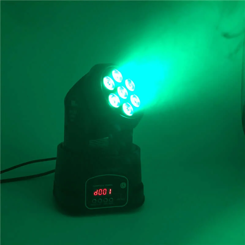 SHEHDS LED 7x12W / 7x18W Wash Moving Head Light