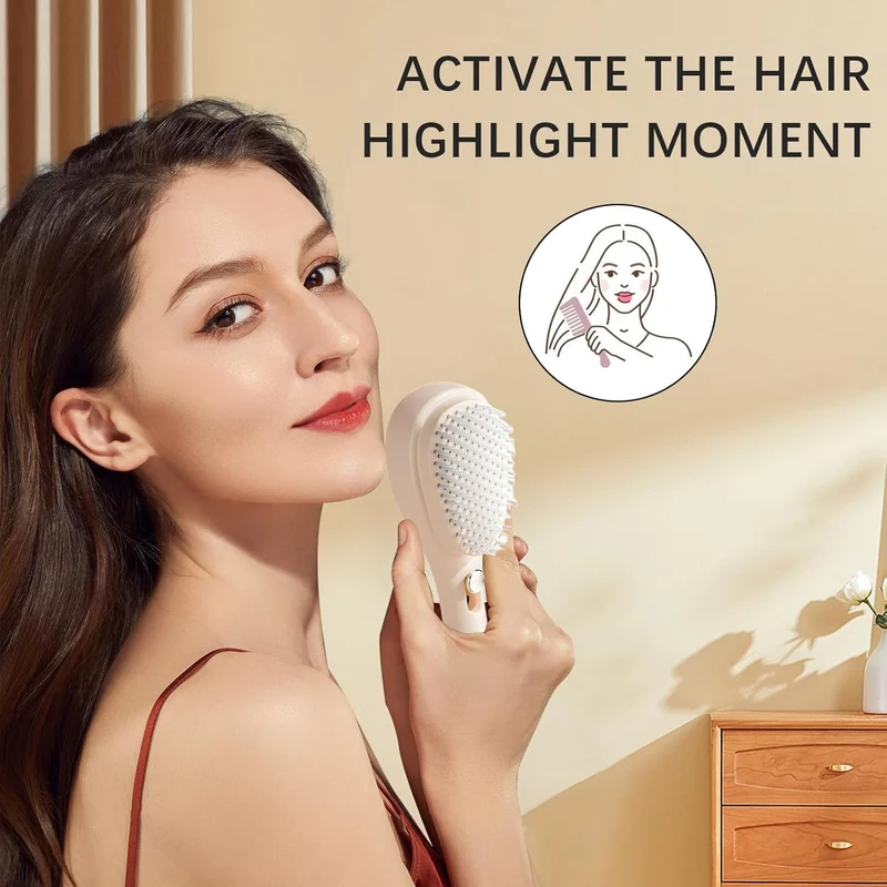 Retractable Hair Brushe and Massager