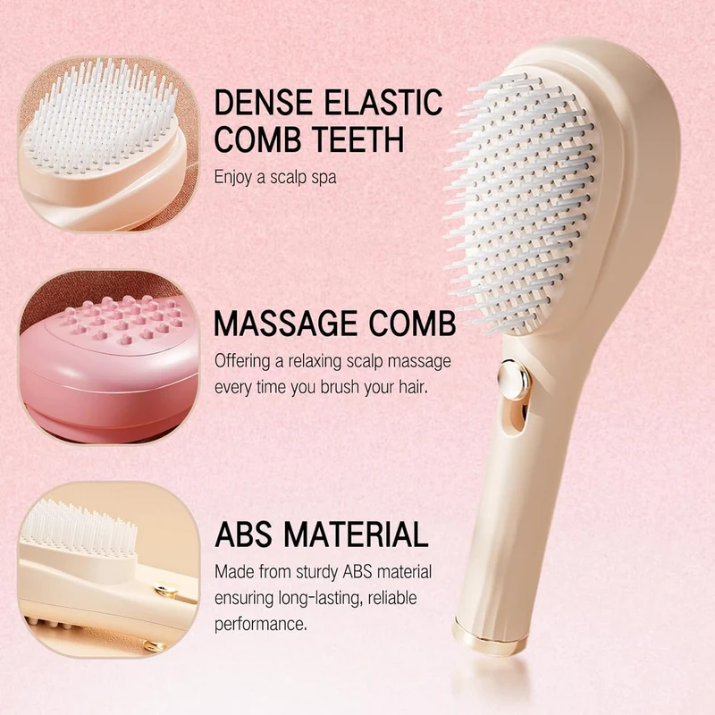 Retractable Hair Brushe and Massager