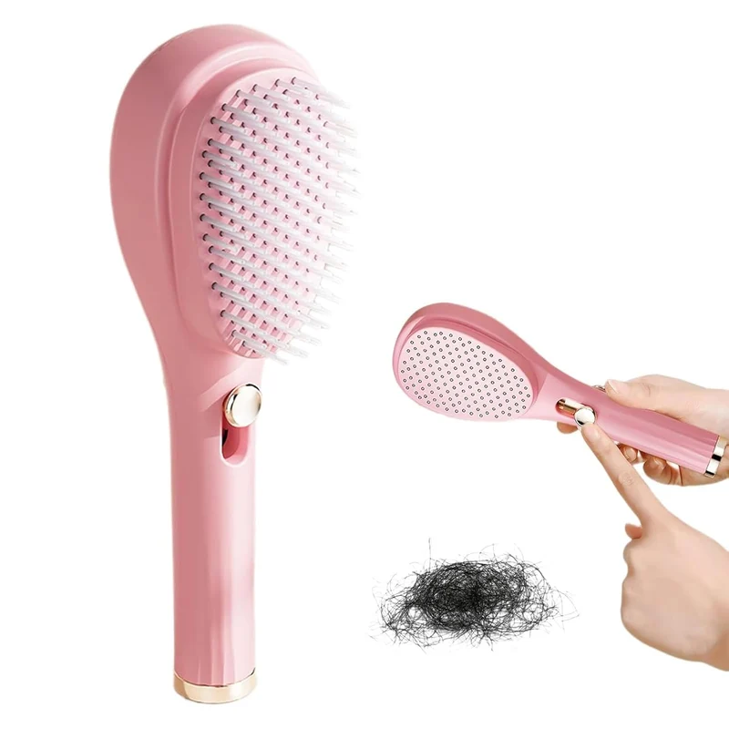 Retractable Hair Brushe and Massager