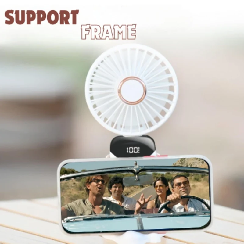 LED Portable Fan 5 speed control