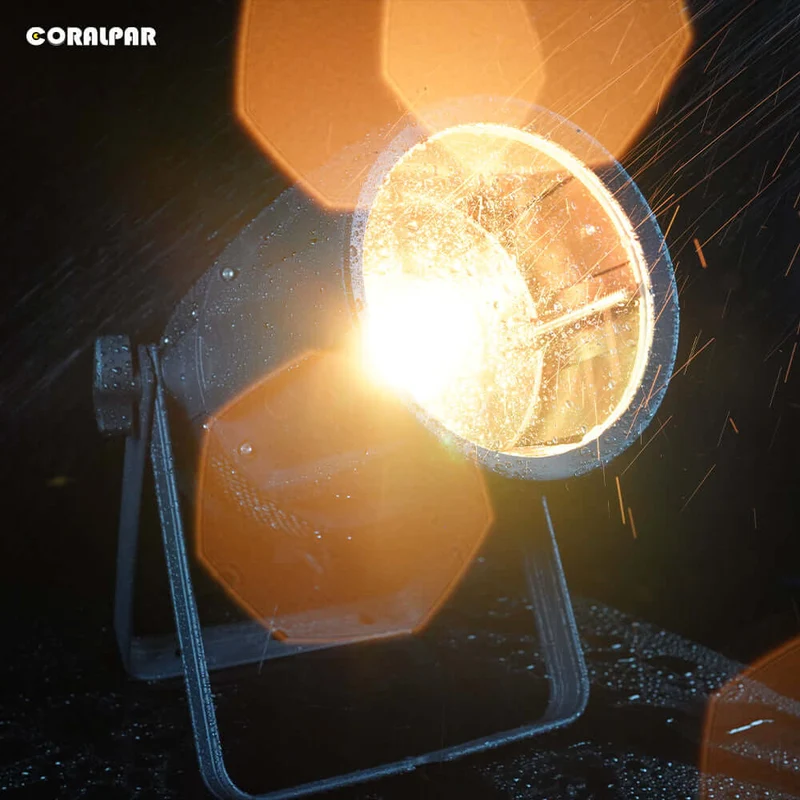 CORALPAR Waterproof Warm White LED COB 300W Zoom & Wash Par Light