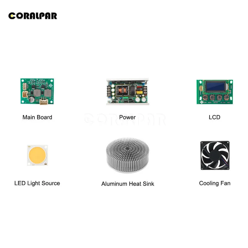 CORALPAR Waterproof Warm White LED COB 300W Zoom & Wash Par Light