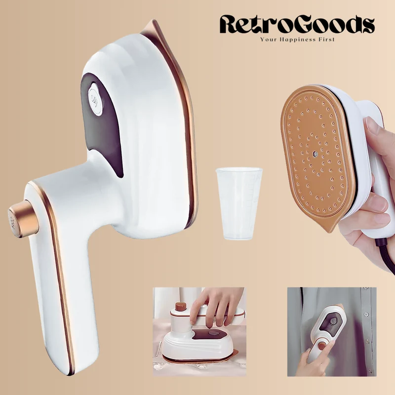 Mini Portable Iron by RetroGoods (Premium Quality)