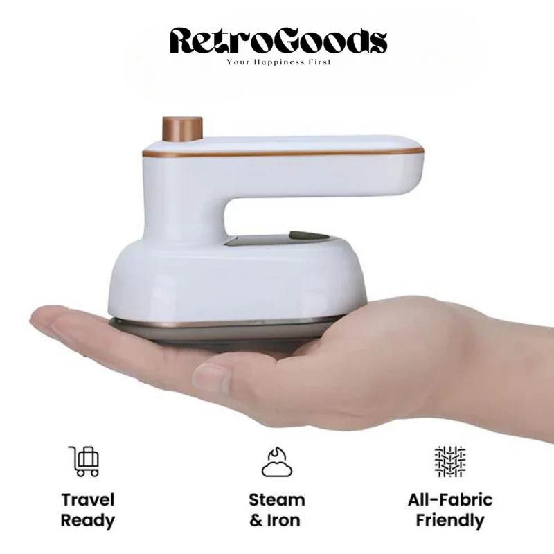 Mini Portable Iron by RetroGoods (Premium Quality)