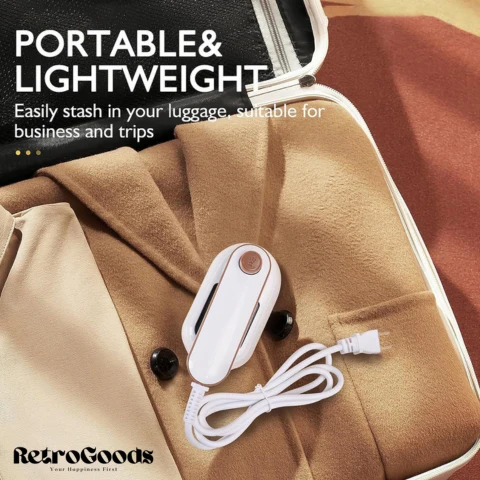 Mini Portable Iron by RetroGoods (Premium Quality)