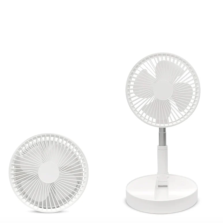 Foldable Fan - Powerful & Rechargeable by RetroGoods (Premium Quality)