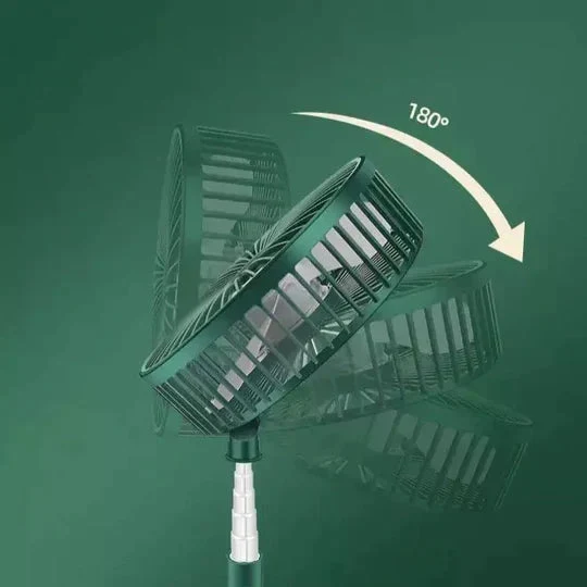 Foldable Fan - Powerful & Rechargeable by RetroGoods (Premium Quality)