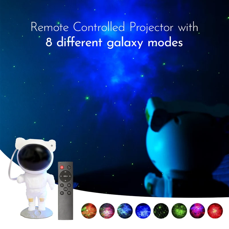 Astronaut Galaxy Projector Lamp