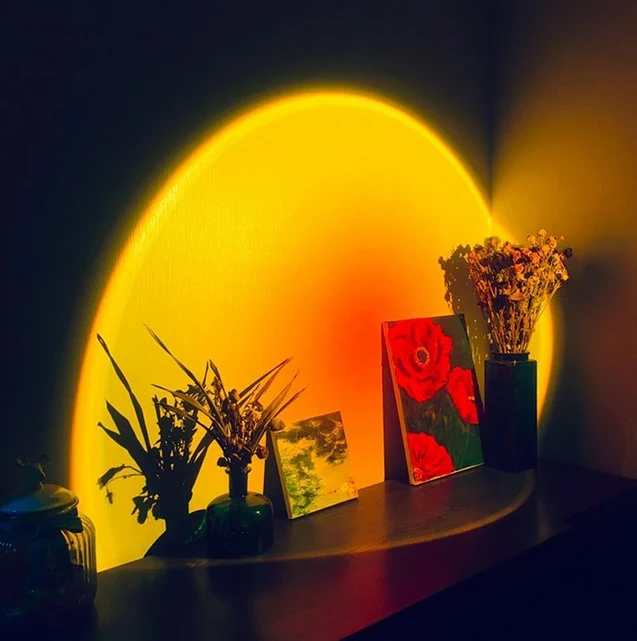 Sunset Lamp by RetroGoods™ with 16 Colors in 1, with Remote (PREMIUM QUALITY)