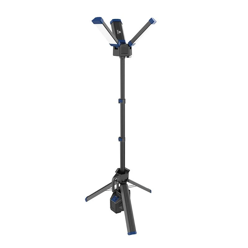 POLY - TREPIED HYBRIDE PORTABLE 90W 9000lm 3 LAMPES