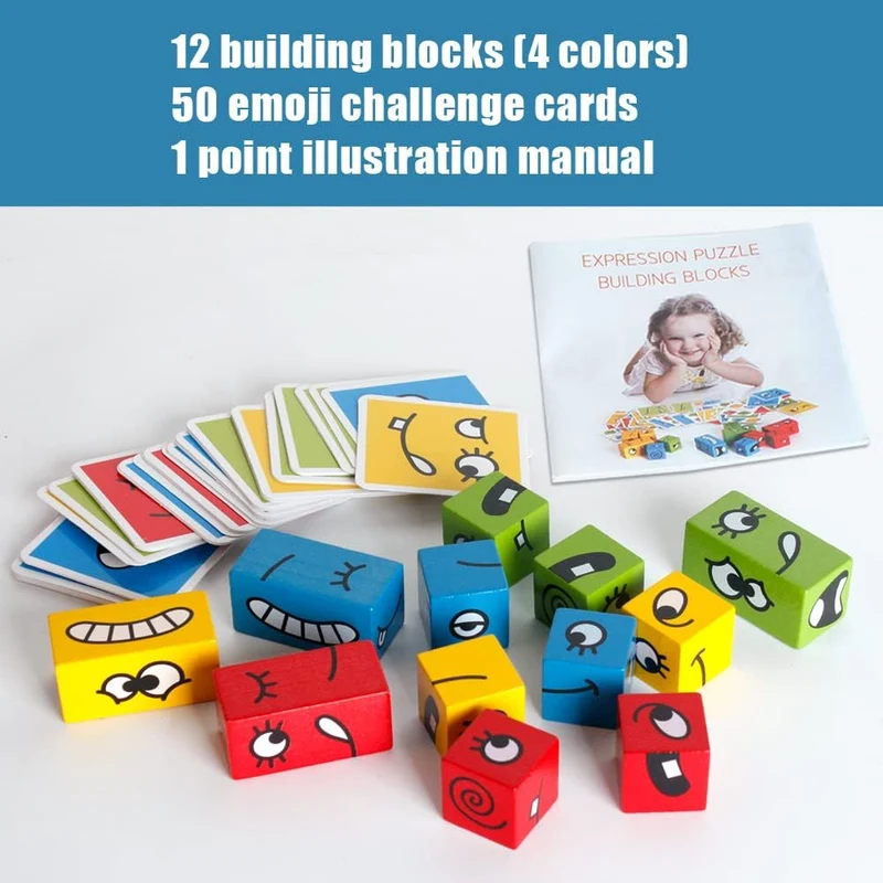 Interactive Expressive Emotion Playset Cubes