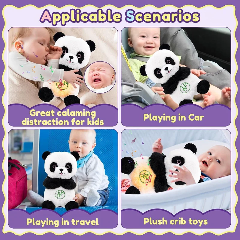 Cuddly Breathing Panda Toy