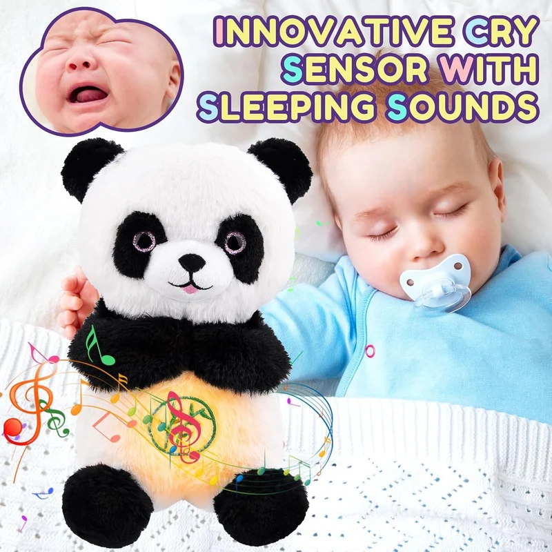 Cuddly Breathing Panda Toy