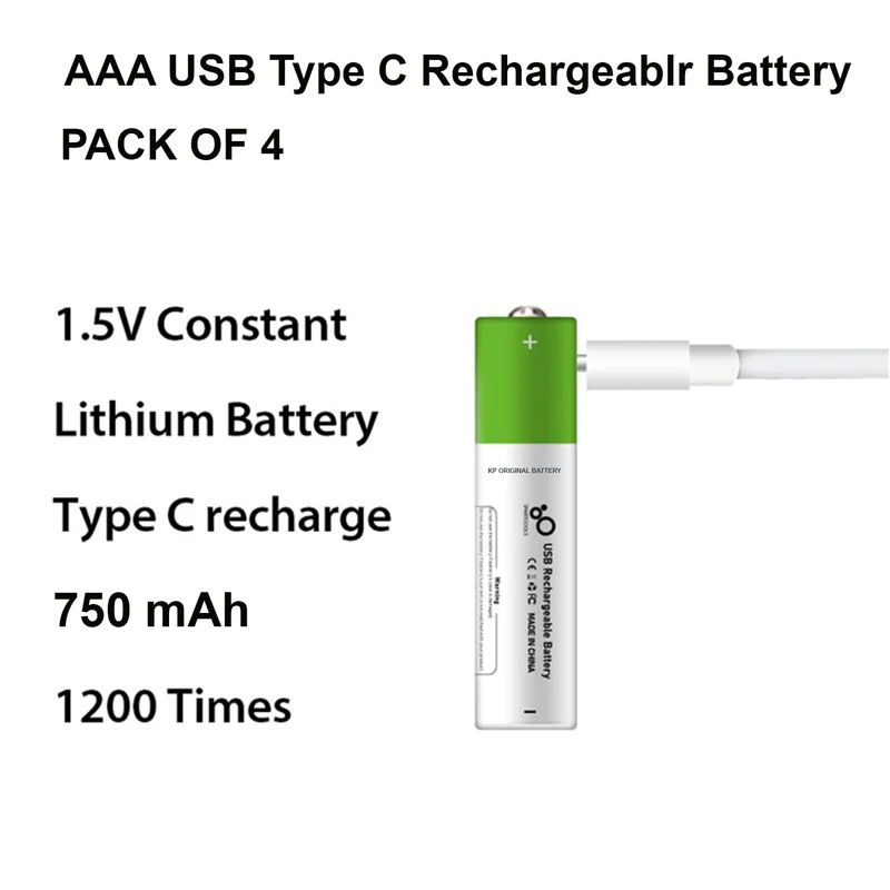 EcoSmart Rechargeable AAA Battery Set