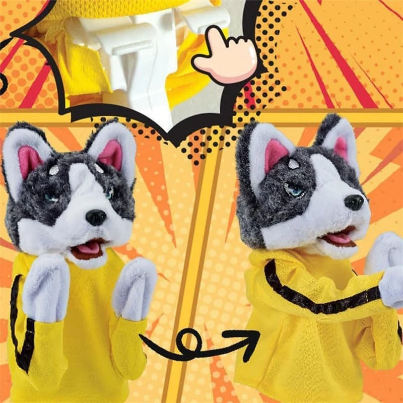 Kung Fu Husky Pup Toy