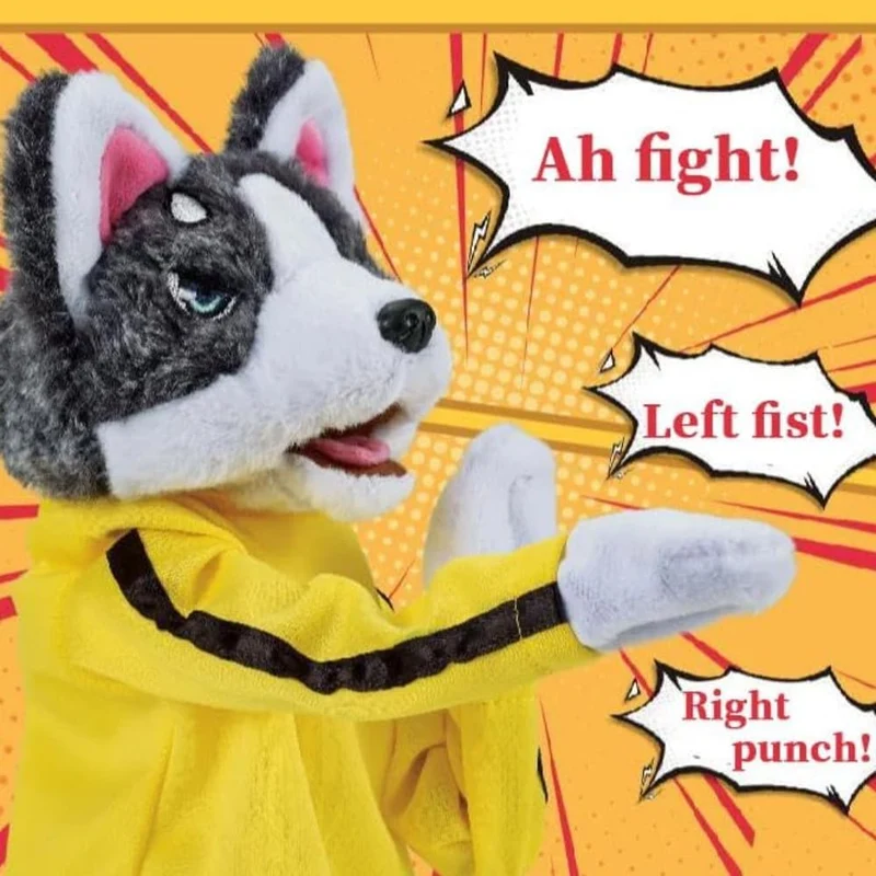 Kung Fu Husky Pup Toy