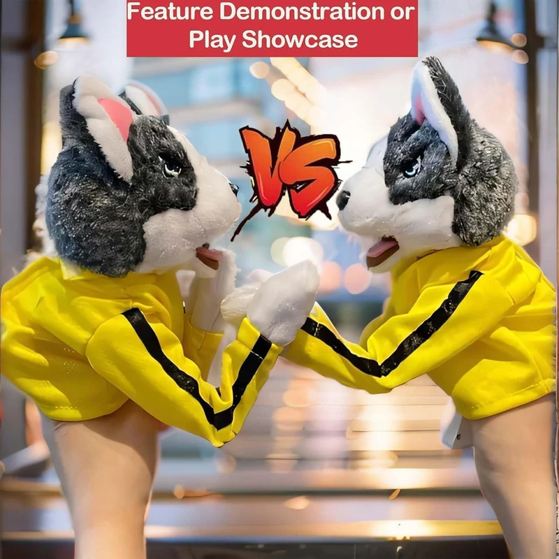 Kung Fu Husky Pup Toy