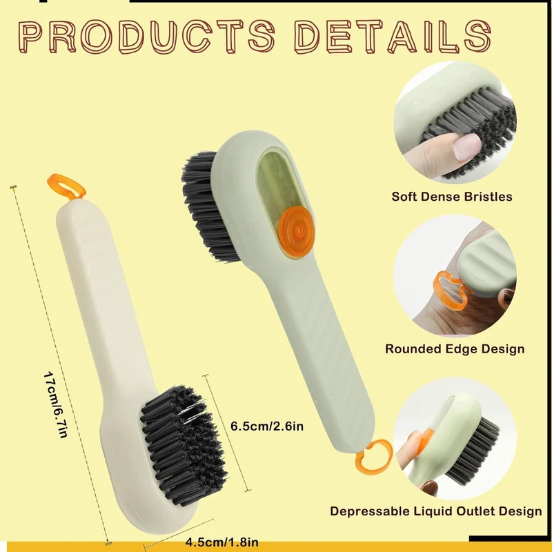 Quick Clean Liquid Multi-Purpose Brush (With Free Hanging Hook)