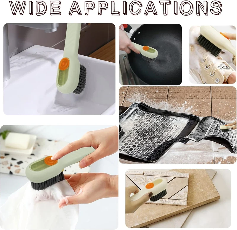 Quick Clean Liquid Multi-Purpose Brush (With Free Hanging Hook)
