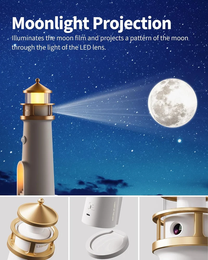 Dreamy MoonHouse Night Lights