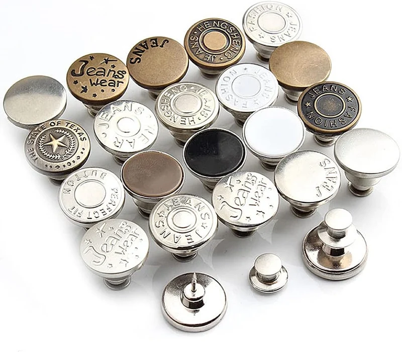 LuxeNatural 10pcs Button Pack
