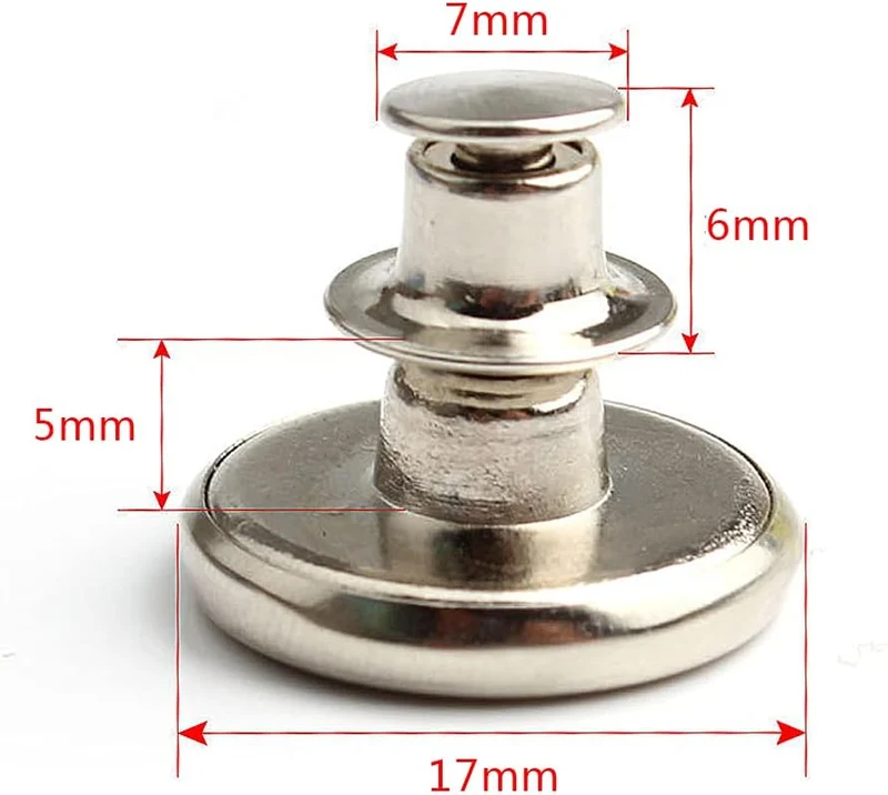 LuxeNatural 10pcs Button Pack