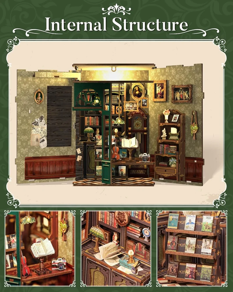 Bibliophile's Haven Library Lamp