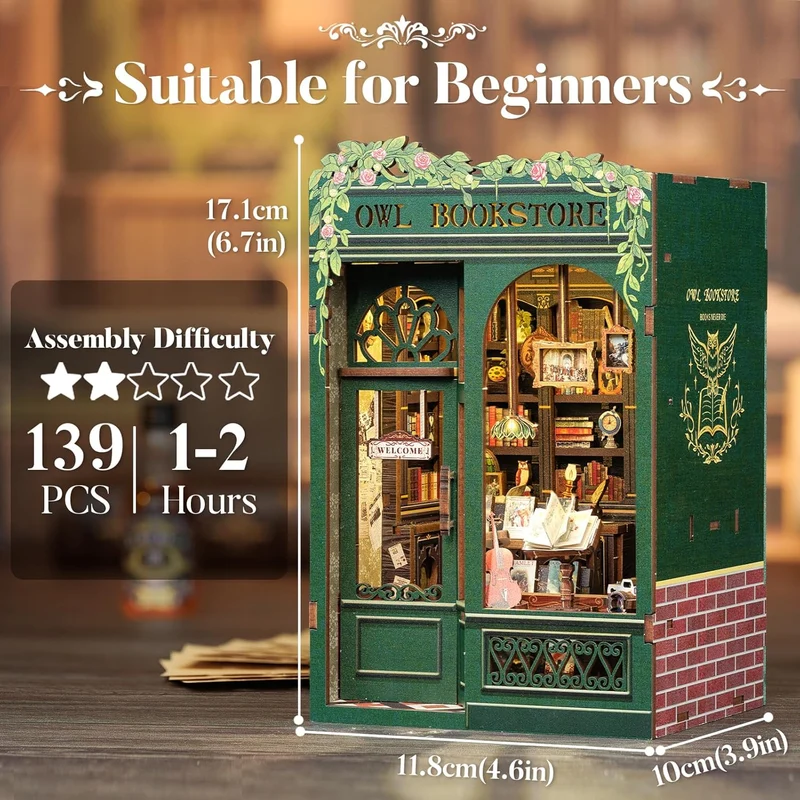 Bibliophile's Haven Library Lamp