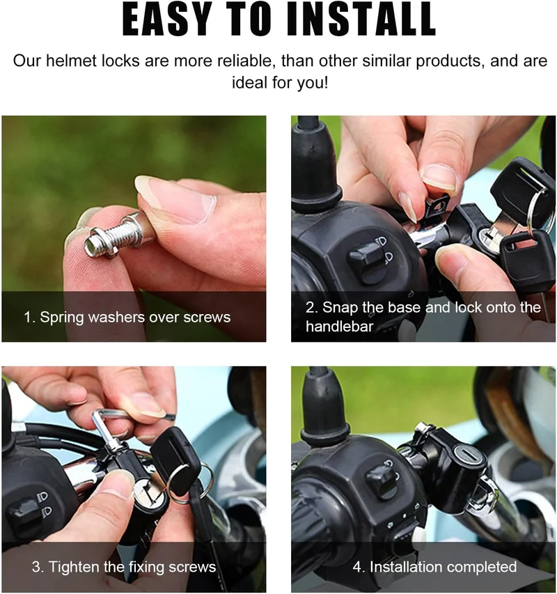 LockDown Helmet Safety Lock